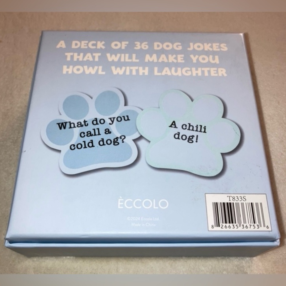 FUN dog lovers training cards includes how to speak dog and bark out loud jokes - Picture 3 of 7